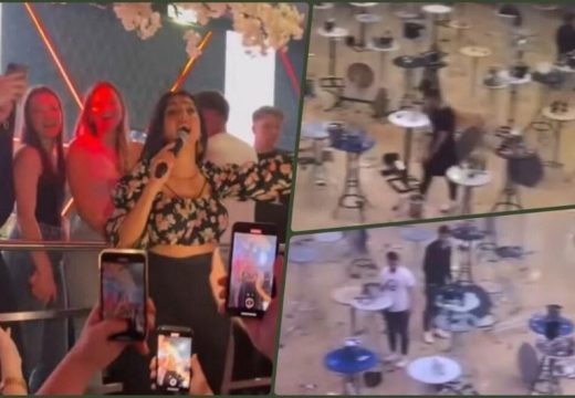 Događaj prekinut: Masovna tuča na nastupu Tanje Savić u BiH (Video)