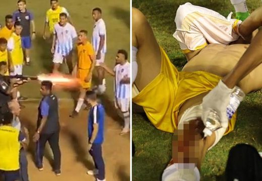 Horor u Brazilu: Policajac upucao golmana! (Video)