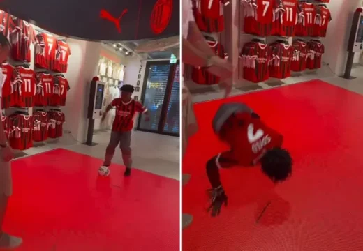 “IshowSpeed”: Poznati jutjuber pokušao driblati Ibrahimovića pa završio na podu  (Video)