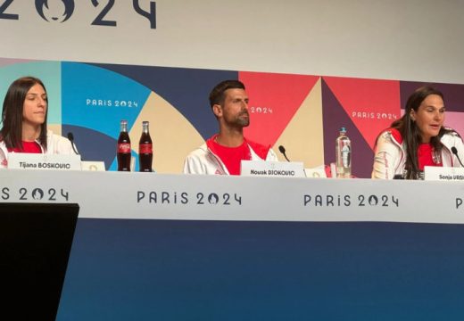Đoković: Privilegija je predstavljati Srbiju na OI, nadam se medalji