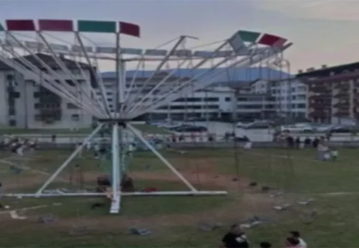 Pale: Vjetar oborio dio konstrukcije ringišpila