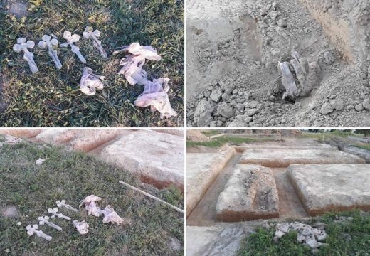 Krstovi u Prnjavoru i dalje misterija: Bili umotani u kese i okrenuti ka istoku