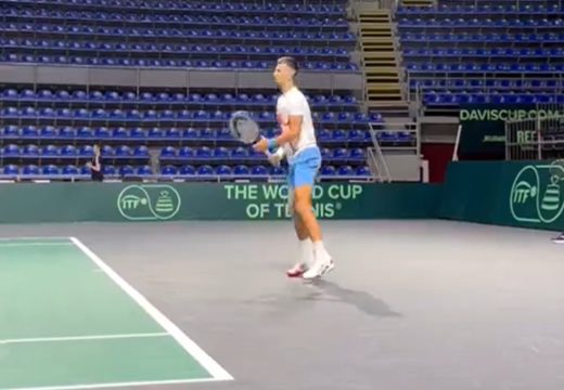 Tenis: Đoković se priključio treninzima Srbije pred okršaj sa Grčkom (Video)