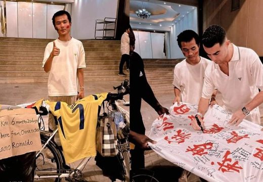 Dobio vječnu uspomenu: Kinez vozio bicikl 13.000 kilometara kako bi upoznao Ronalda
