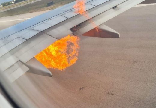 Italija: Požar na motoru aviona Ryanair, evakuisani putnici (Foto)