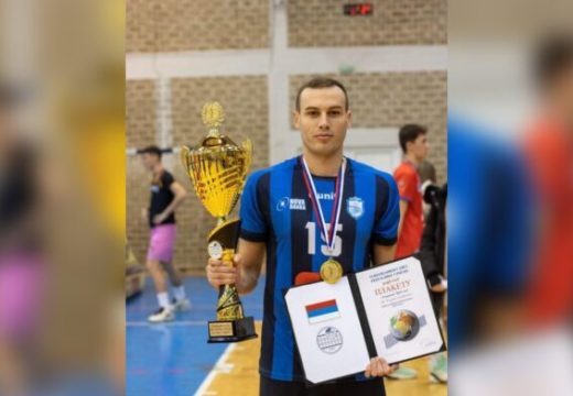 Odbojkaš bijeljinskog Radnika: Andrija Divljan najbolji odbojkaš Republike Srpske!