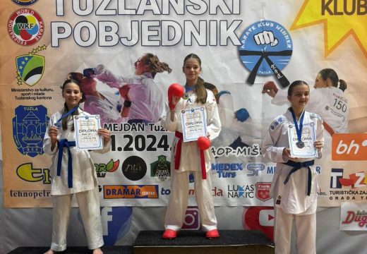 Bijeljina: Karate klub UNSU uspješan na međunarodnom turniru “Tuzlanski pobjednik 2024”