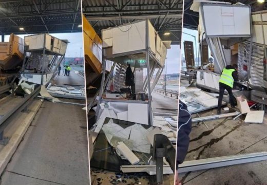 Užas na naplatnoj rampi: Šleper “raznio” kućicu dok je u njoj bio radnik