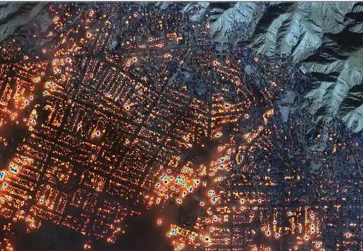 Haos u Kaliforniji: Apokalipsa snimljena iz svemira (Foto)