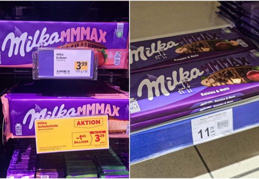 Kako je to moguće: “Milka” čokolade skuplje u Bijeljini nego u Beču (FOTO)