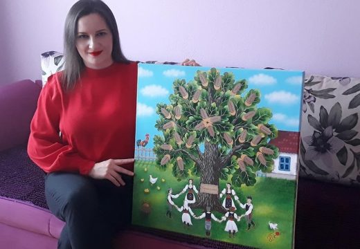 Talenat je dar od Boga: Slikarka Jovana Tešanović  (Foto)