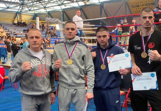 Otvoreno prvenstvo RS: Tri zlatne medalje za kik-boksere Kluba borilačkih sportova “TRB” Bijeljina
