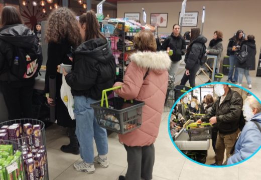 Spremaju li se zalihe pred dvodnevni bojkot: Marketi u centru Banjaluke danas krcati