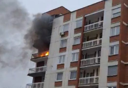 Filmska scena u Milićima: Stanari gasili vatrenu stihiju na zgradi
