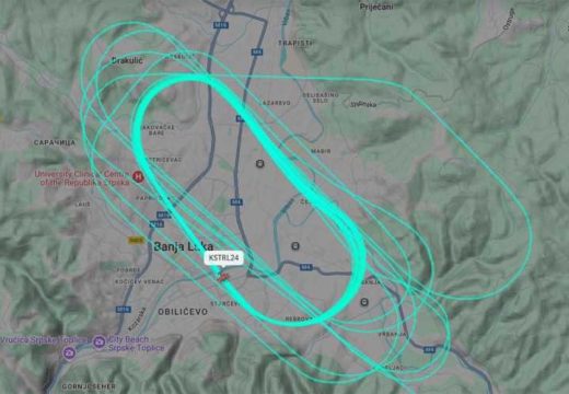 Avion registrovan u Velikoj Britaniji: Koja banjalučka naselja nadlijeće britanski avion tokom mitinga?