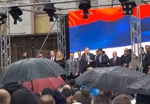 Banjaluka: Pogledajte šta je Dodik poručio građanima na mitingu (Video)