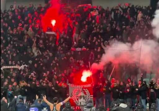 Sveopšte ludilo u Ljubljani: Slavlje igrača i navijača Borca (Video)