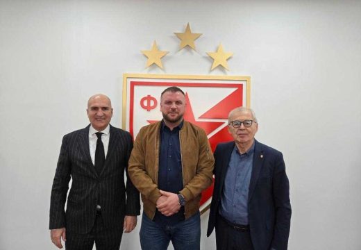 Uspostavljen kontakt za buduću saradnju: Goran Janjić, direktor FK Radnik Bijeljina, posjetio FK Crvena Zvezda