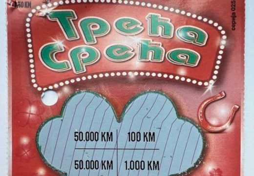 Lutrija RS: Banjalučanin “ogrebao” 50.000 KM