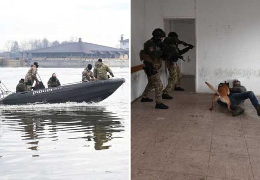 RS: Pogledajte vježbe policajaca iz Mađarske i Srpske u Banjaluci (Foto)