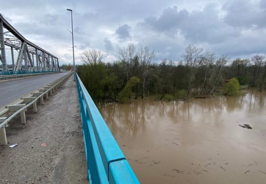 GP Rača: Sava izašla iz korita (Foto)