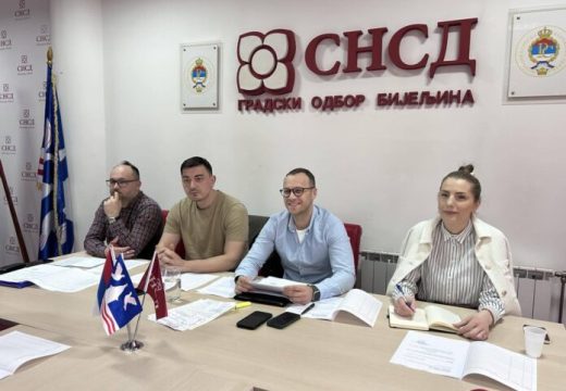 Bijeljina:Održana sjednica Predsjedništva Gradskog odbora SNSD-a