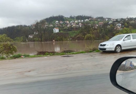 Vodostaji u porastu: Više putnih pravaca neprohodno zbog izlivanja rijeka
