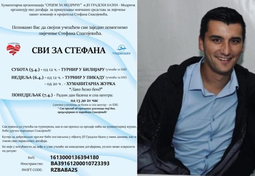 Nakon pada sa krova ostao nepokretan: Pokrenut apel za pomoć teško Stefanu Spasojeviću (32)