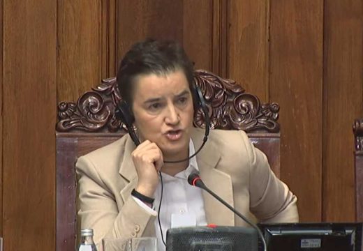 Brnabić: Poslanica na koju je bačena šok bomba doživjela moždani udar