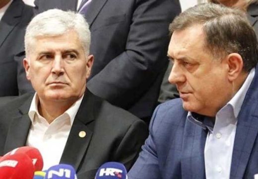 Dodik nakon sastanka sa Čovićem: Nema podrške usvajanju zakona o sudovima