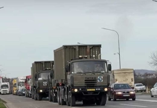 RS: Konvoj EUFOR-a ušao u Banjaluku (Video)