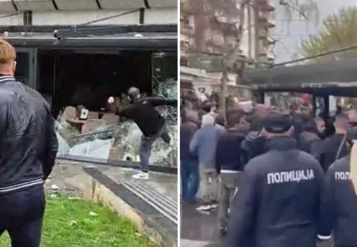 Makedonija: Bijesni građani demolirali kafić vlasnika diskoteke u kojoj je izbio požar (Video)