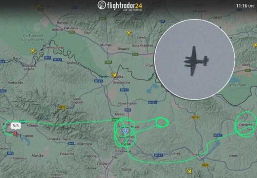 Opet poletio: Misteriozni avion ponovo kruži iznad BiH (Foto)