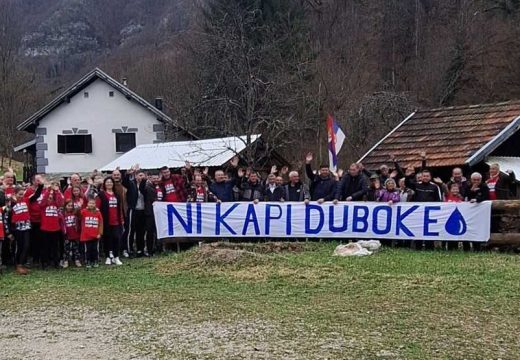 Protest: Stanovnici Kotor Varoša stali u odbranu turističkog dragulja Srpske (Foto)