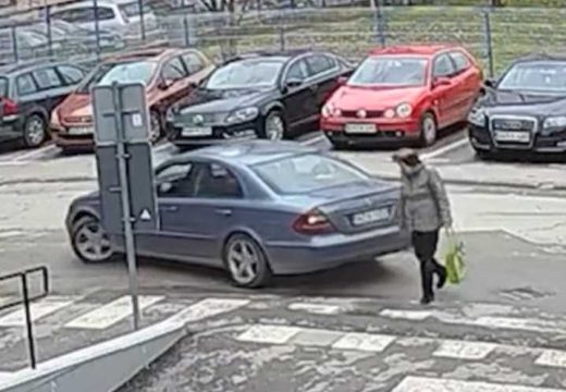 Zvornik: “Mercedesom” udario ženu pa pobjegao, kamere sve snimile (Video)