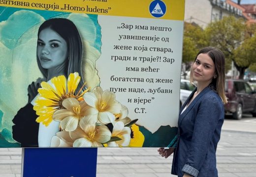 Umjetnošću protiv nasilja: Učenice Ekonomske škole uljepšale šetalište u Bijeljini i poslale snažnu poruku (Video)