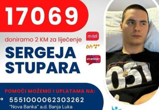 Aktivan broj 17069: Za Sergeja sakupljena polovina novca