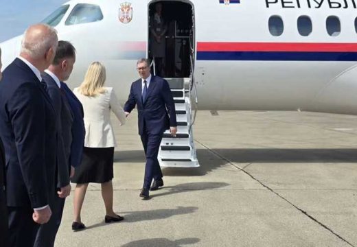 RS: Vučić stigao u Banjaluku, dočekala ga Željka Cvijanović