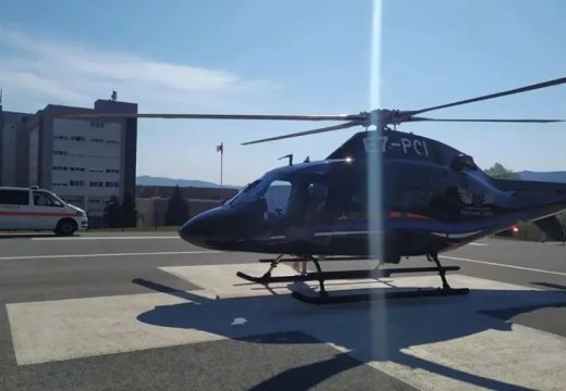 Još jedan uspješan vazdušni medicinski transport: Spašen život srčanom bolesniku iz Trebinja