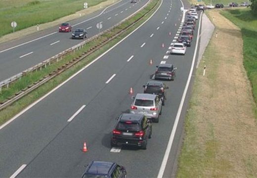 Region: Kilometaske kolone nakon teške nesreće u Hrvatskoj
