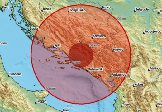 TRESLA SE HERCEGOVINA: Registrovan zemljotres u blizini Mostara