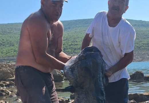 Ribolov: Kapitalac duži od dva metra ulovljen u Bilećkom jezeru; “Borba je bila velika” (Foto)