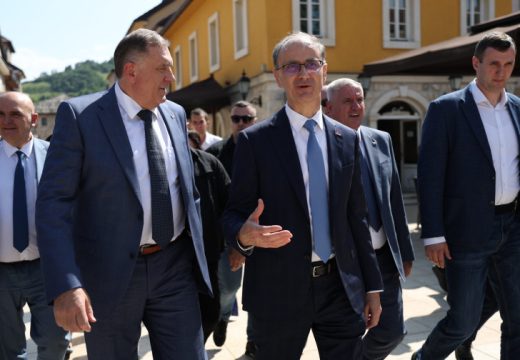 Dodik i Macut u Višegradu: Srpska u jakoj Srbiji uvijek ima partnera i brata