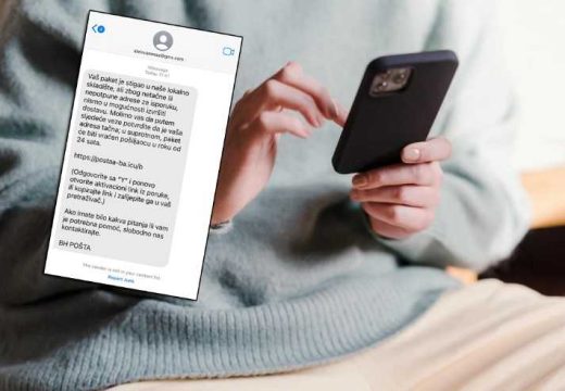 Obavještenje o neuspješnoj dostavi: Građani ponovo na meti lažnih SMS poruka