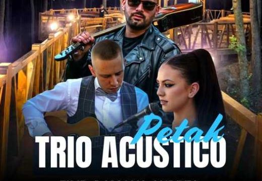 Akustični petak u Čičinom Sokačetu: Trio Acustico donosi muziku pod vedrim nebom