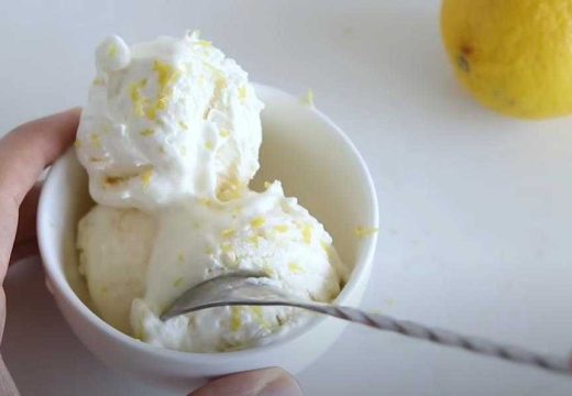 Potrebna samo četiri sastojka: Domaći sladoled od limuna