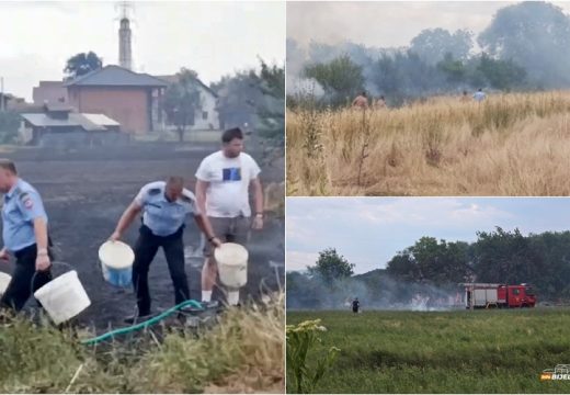 Kako su vatrogasci, policajci i mještani spasili kuće u Bijeljini: Vodu za gašenje požara uzimali i iz dječijih bazena