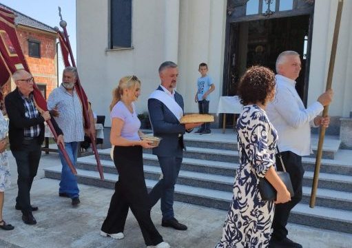 RSS Bijeljina: Mile Pejčić kum slave Hrama Svetih apostola Petra i Pavla u Modranu