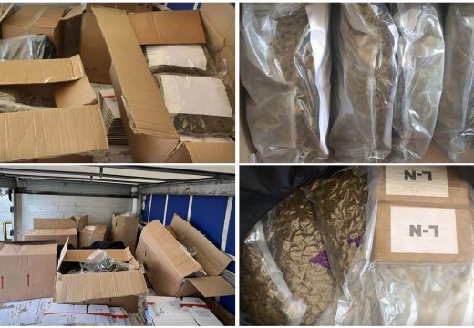 Uhapšen vozač kamiona: Pao sa više od 100 kilograma droge na Batrovcima