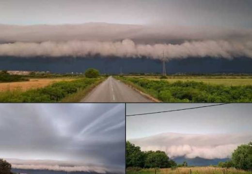 Hrvatska: Prijeteći “shelf oblak” snimljen kod Nove Gradiške (Foto)